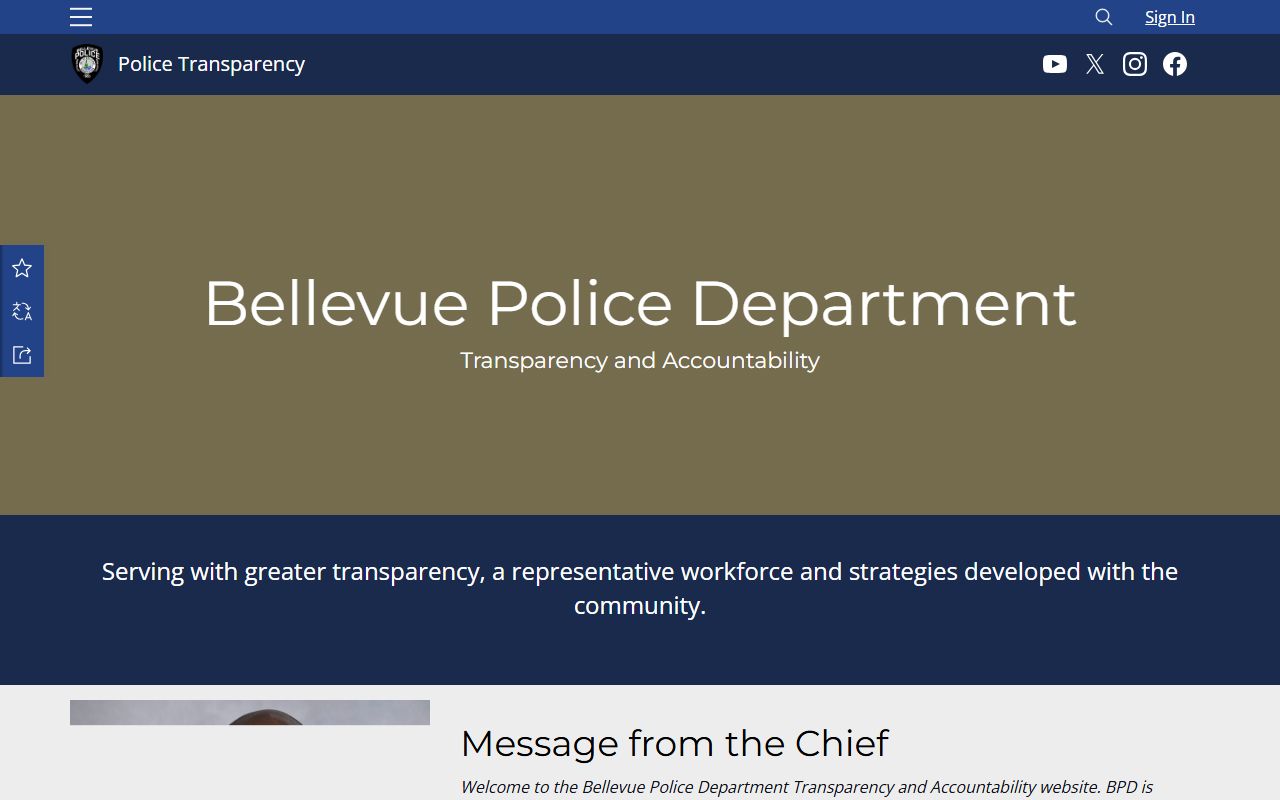 bellevue arrest records crime data dashboard