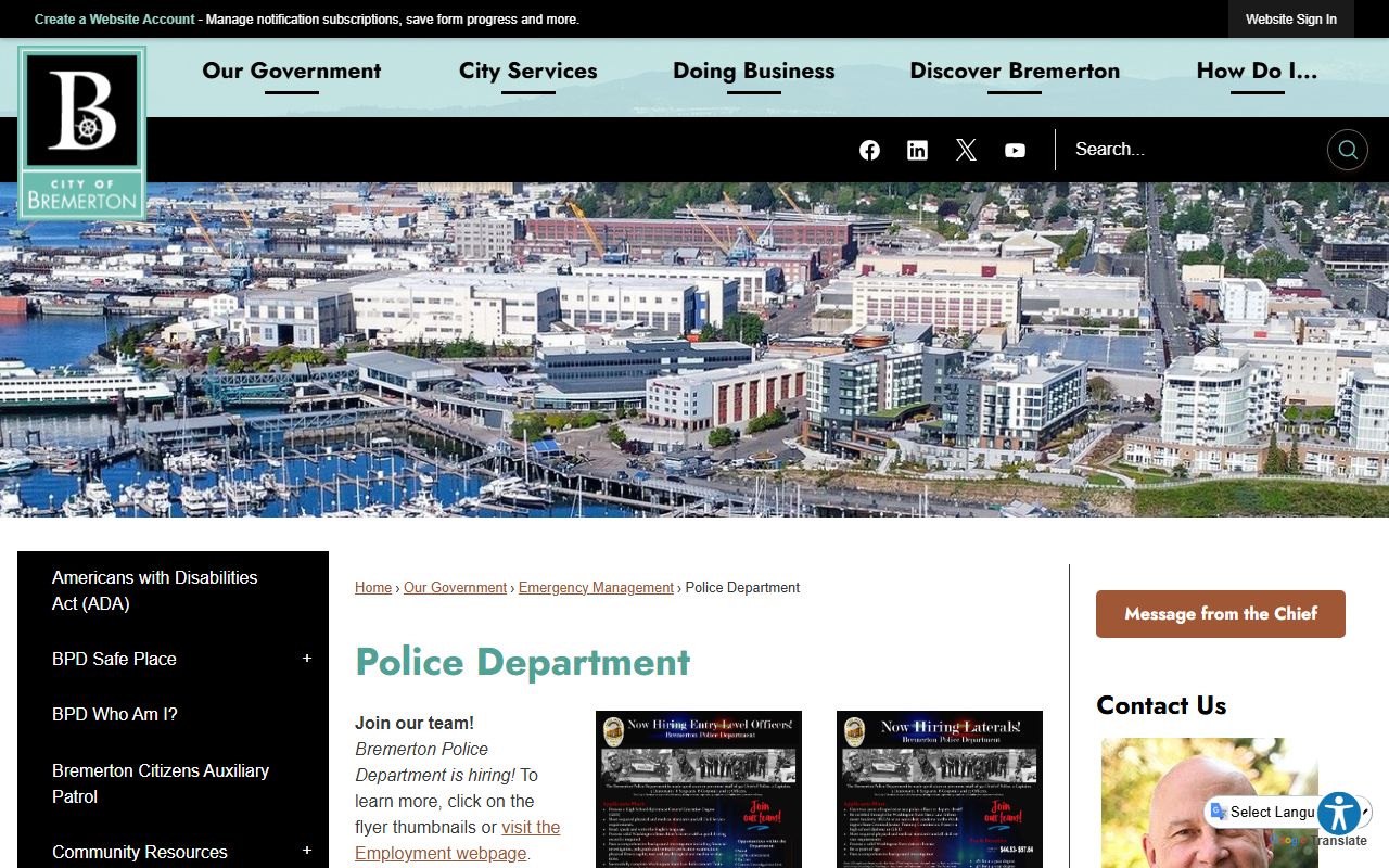 bremerton arrest records police department