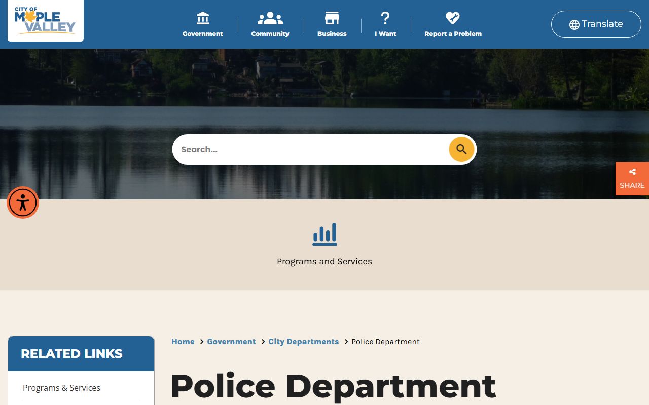 maple valley arrest records police department page