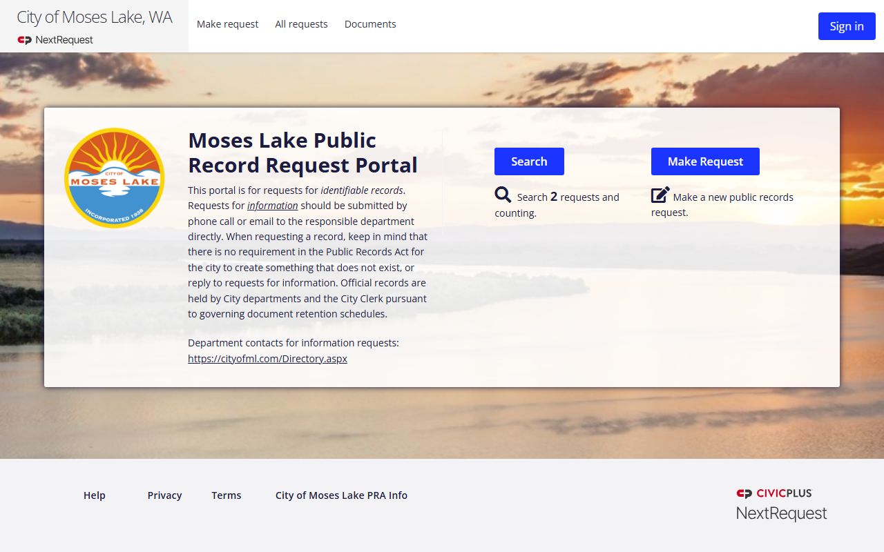 moses lake arrest records nextrequest portal