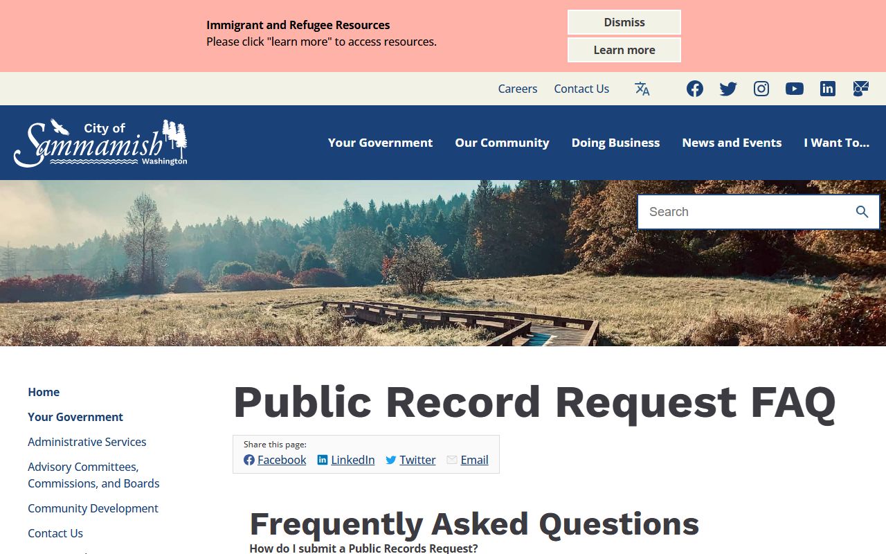 sammamish arrest records public records faqs
