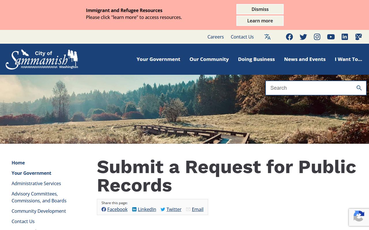 sammamish arrest records submit public records request