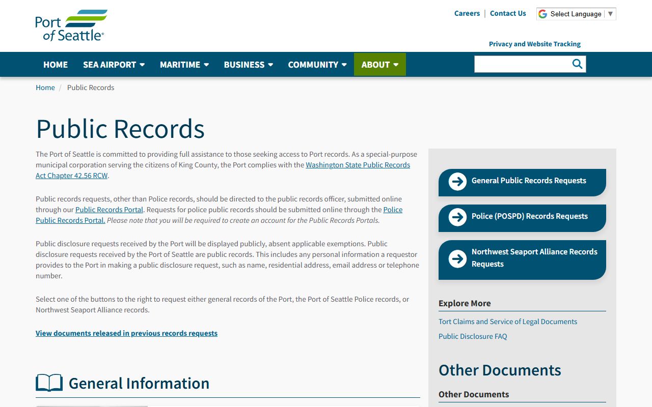 seatac arrest records port of seattle police records