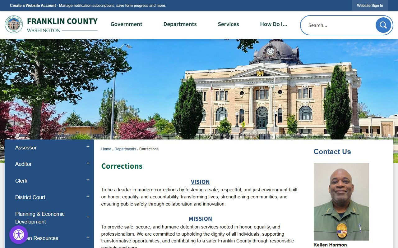 franklin county arrest records corrections center