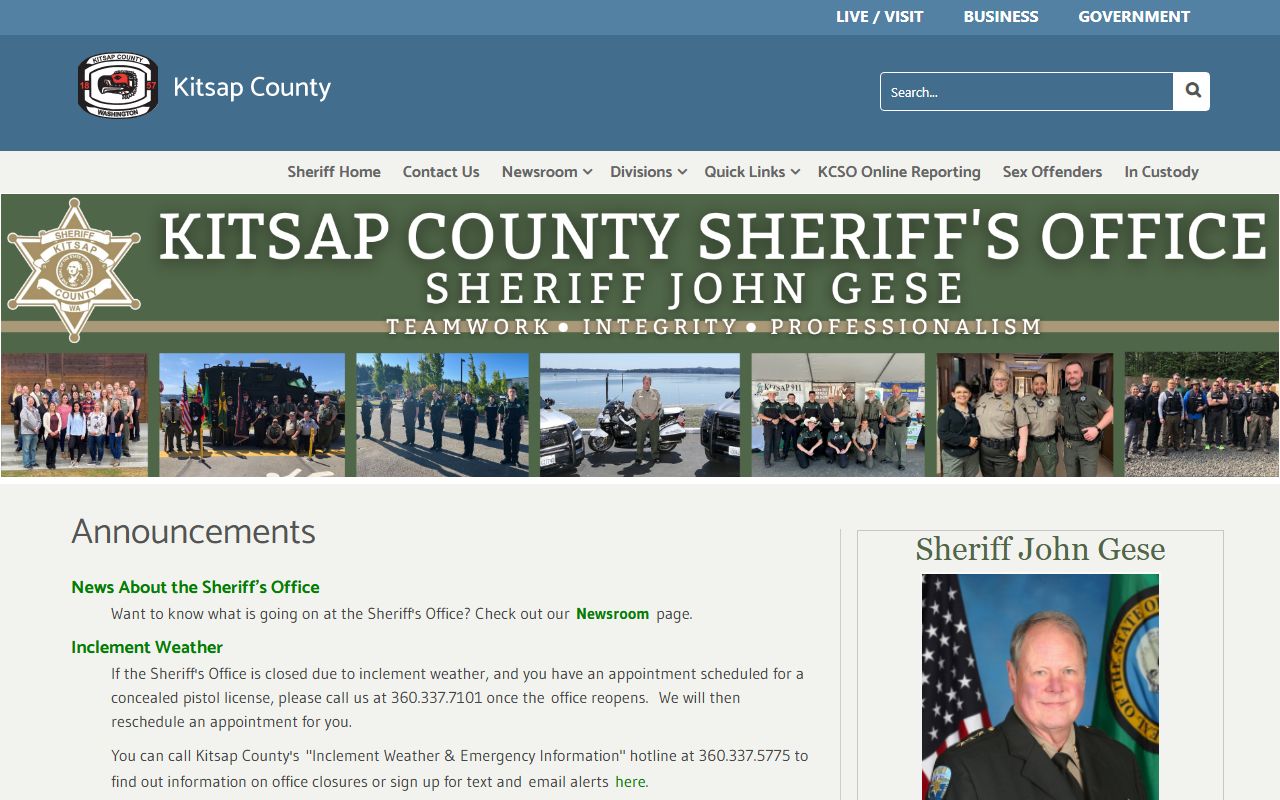 kitsap county sheriff office arrest records portal