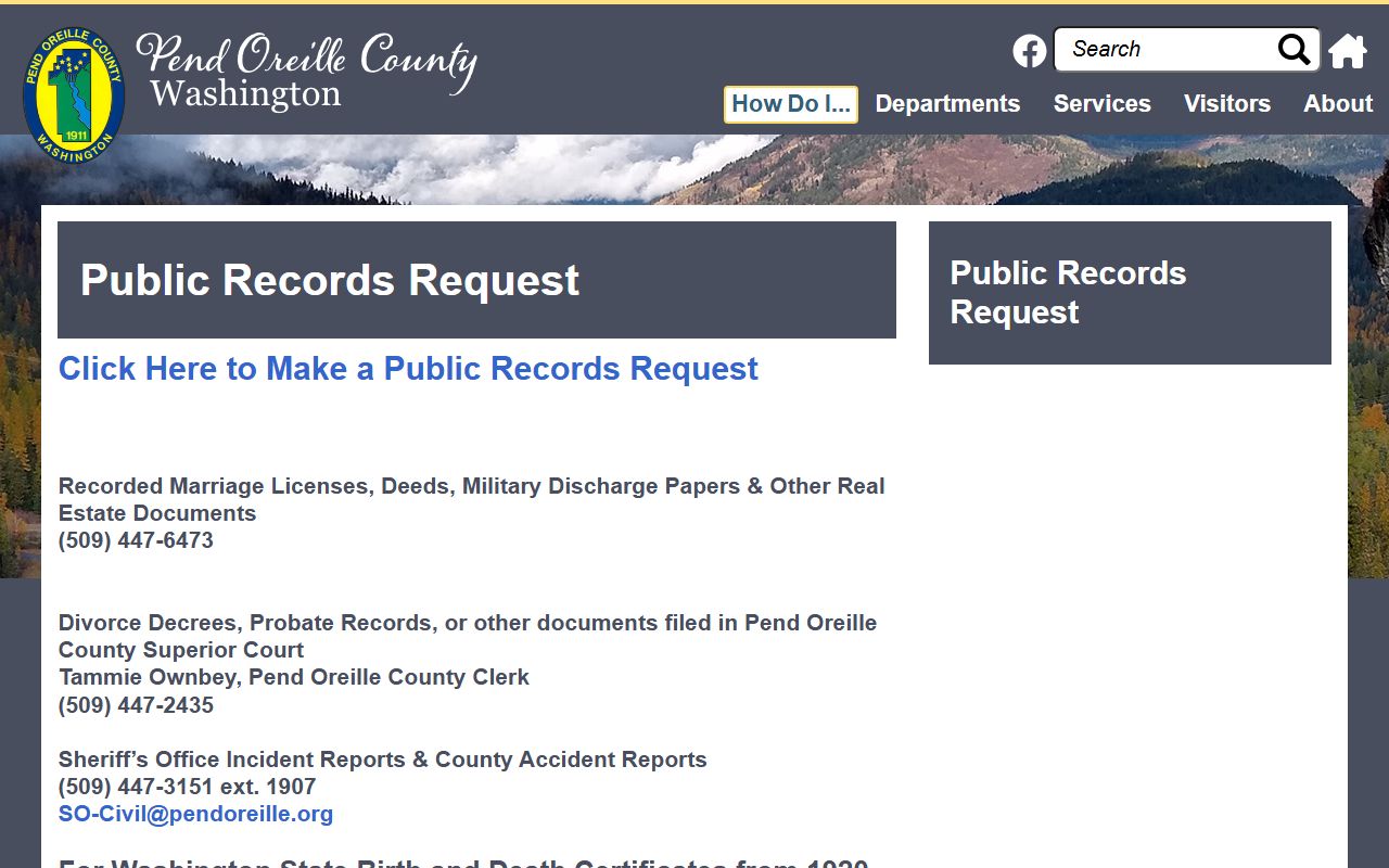 pend oreille county public records arrest records