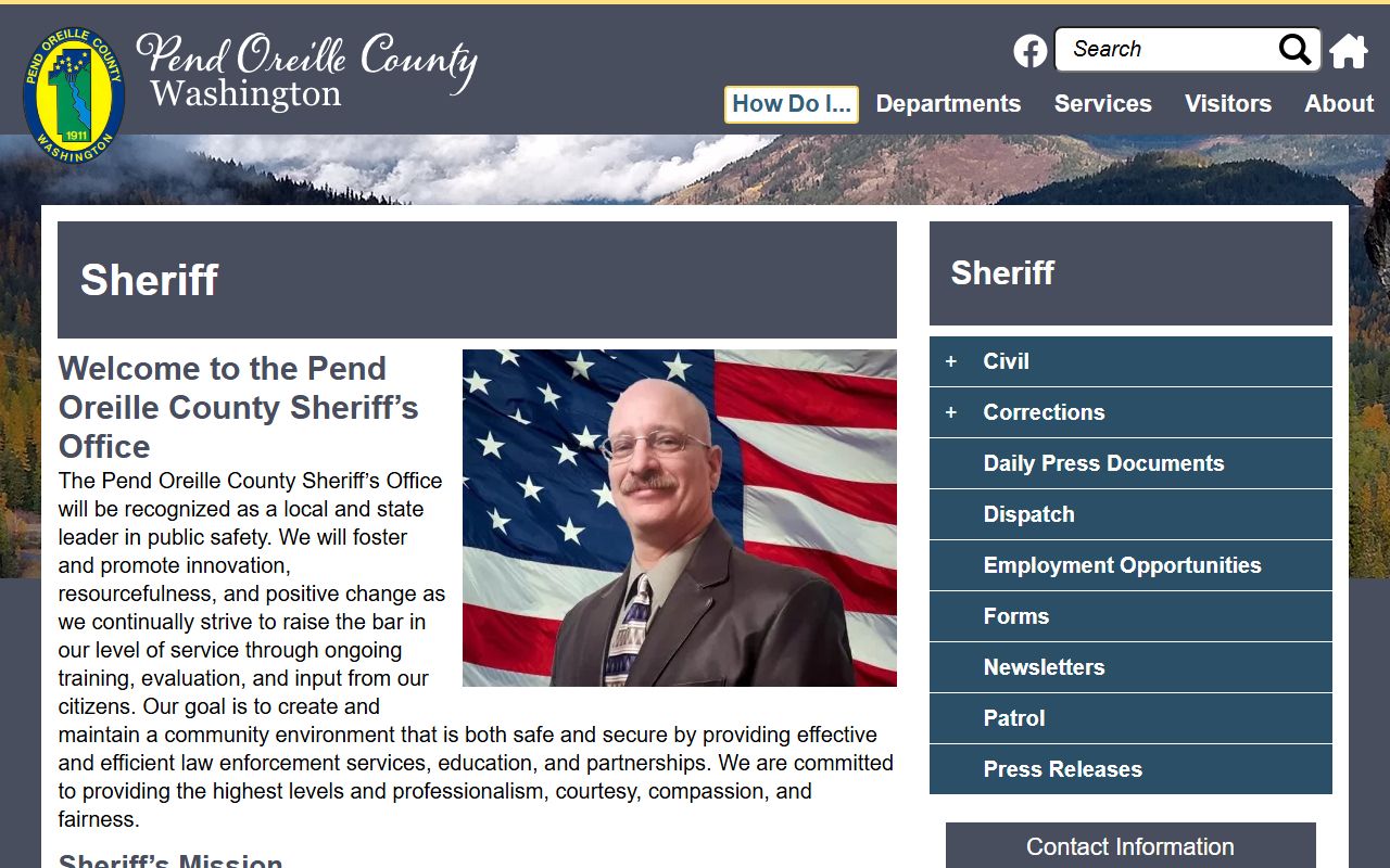 pend oreille county sheriff office arrest records