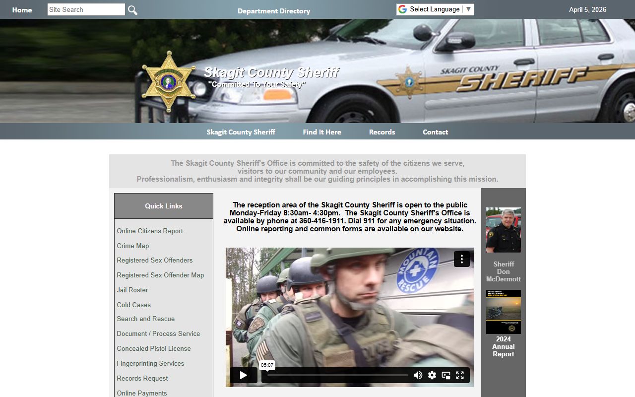 skagit county sheriff office arrest records